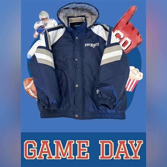 New England Patriots NFL STARTER PRO LINE WINTER JACKET - XXL - NWOT - Picture 13 of 13
